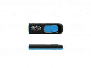 Pen Drive 128GB ADATA UV128 fekete-k&eacute;k USB3.0 (AUV128-128G-RBE)