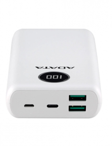 ADATA P20000QCD Power Bank 20000mAh fehér (AP20000QCD-DGT-CWH)