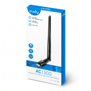 Cudy AC1300 High Gain USB Wi-Fi Adapter (WU1400)