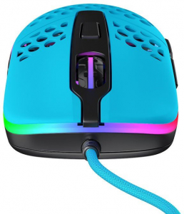 Xtrfy M42 RGB Miami Blue optikai gaming egér kék-fekete (XG-M42-RGB-BLUE / 1304)