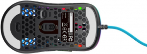 Xtrfy M42 RGB Miami Blue optikai gaming egér kék-fekete (XG-M42-RGB-BLUE / 1304)