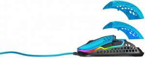Xtrfy M42 RGB Miami Blue optikai gaming egér kék-fekete (XG-M42-RGB-BLUE / 1304)