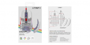 Xtrfy M42 RGB Retro optikai gaming egér (XG-M42-RGB-RETRO / 1303)
