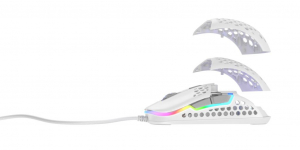 Xtrfy M42 RGB White optikai gaming egér fehér (XG-M42-RGB-WHITE / 1302)