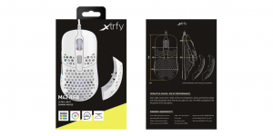 Xtrfy M42 RGB White optikai gaming egér fehér (XG-M42-RGB-WHITE / 1302)