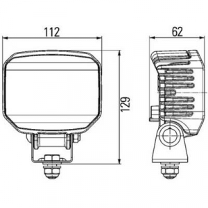 Hella autós, kamionos LED-es fényszóró 12/24V Hella Power Beam 1000 LED