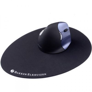 Egérpad BakkerElkhuizen The Egg Ergonómikus Fekete