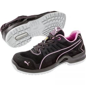 PUMA Safety Fuse TC Pink Wns Low 644110-40 ESD biztonsági cipő S1P Méret: 40 Fekete, Rózsa 1 pár