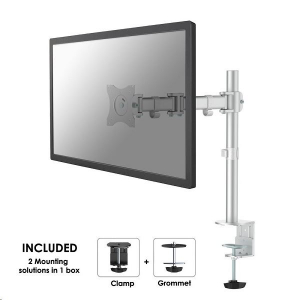 Newstar asztali monitortartó 10-27" ezüst (NM-D135SILVER)