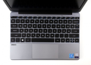 Umax 12" szilikon billentyűzet védő VisionBook fekete (12WX-HU / UMM260010)