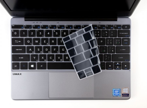 Umax 12" szilikon billentyűzet védő VisionBook fekete (12WX-HU / UMM260010)
