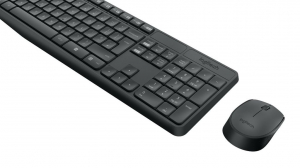 Logitech Cordless Desktop MK235 vezeték nélküli német billentyűzet + optikai egér (920-007905)