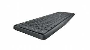 Logitech Cordless Desktop MK235 vezeték nélküli német billentyűzet + optikai egér (920-007905)