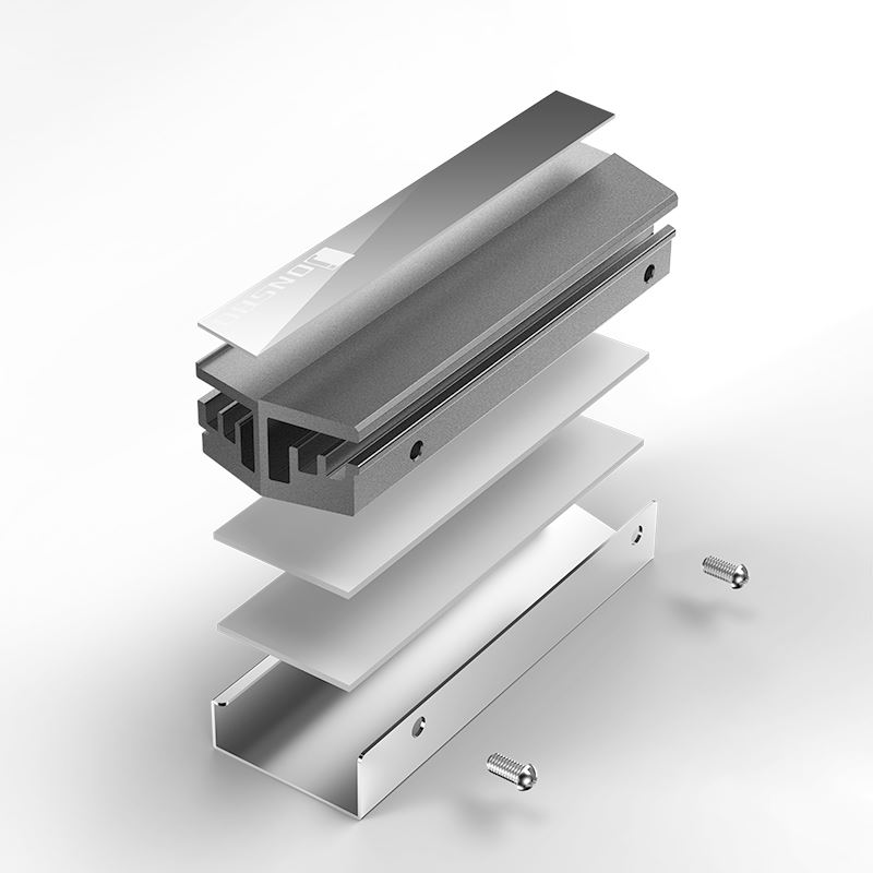 Jonsbo M.2 GREY SSD hűtőborda szürke