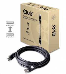 CLUB3D DisplayPort 1.4 HBR3 - DisplayPort 1.4 HBR3 8K 28AWG 3m kábel (CAC-1060)