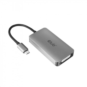 CLUB3D USB 3.1 Type C -> Dual Link DVI-D adapter szürke (CAC-1510)