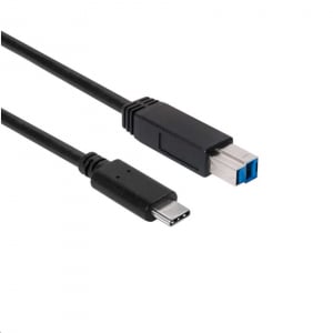 CLUB3D USB 3.1 Gen2 Type C -> USB Type B kábel 1m fekete (CAC-1524)