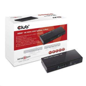 CLUB3D SenseVision HDMI 2.0 4 portos UHD Splitter (CSV-1380)
