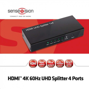 CLUB3D SenseVision HDMI 2.0 4 portos UHD Splitter (CSV-1380)