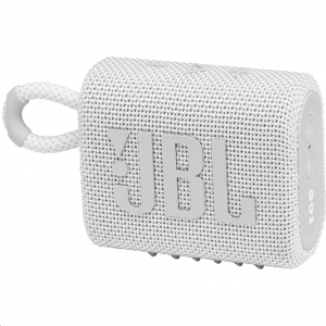 JBL Go 3 vízálló hordozható Bluetooth hangszóró fehér (JBLGO3WHT)