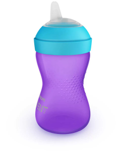 Philips SCF802/02 Avent harapásálló csőrös pohár lila-kék