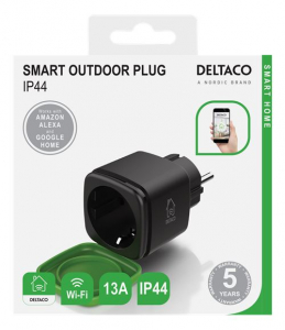 Deltaco Smart Home kültéri konnektor Wi-Fi (SH-OP01)