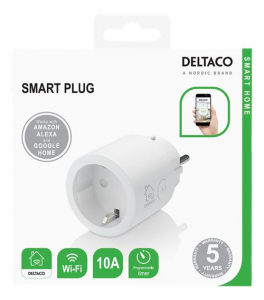 Deltaco Smart Home okos konnektor Wi-Fi 10A (SH-P01)