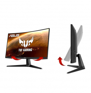 27" ASUS TUF Gaming VG27VH1B ívelt LCD monitor fekete