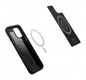 Spigen Mag Armor Apple iPhone 12/12 Pro MagSafe tok matt fekete (ACS01865)