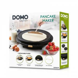 Domo DO9227P elektromos palacsinta sütő cserélhető sütőlappal
