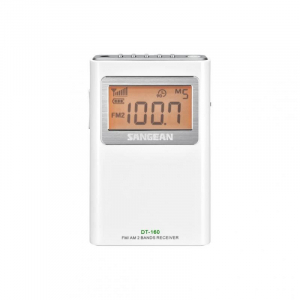 Sangean DT-160 zsebr&aacute;di&oacute; feh&eacute;r