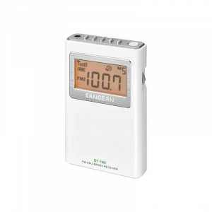 Sangean DT-160 zsebr&aacute;di&oacute; feh&eacute;r