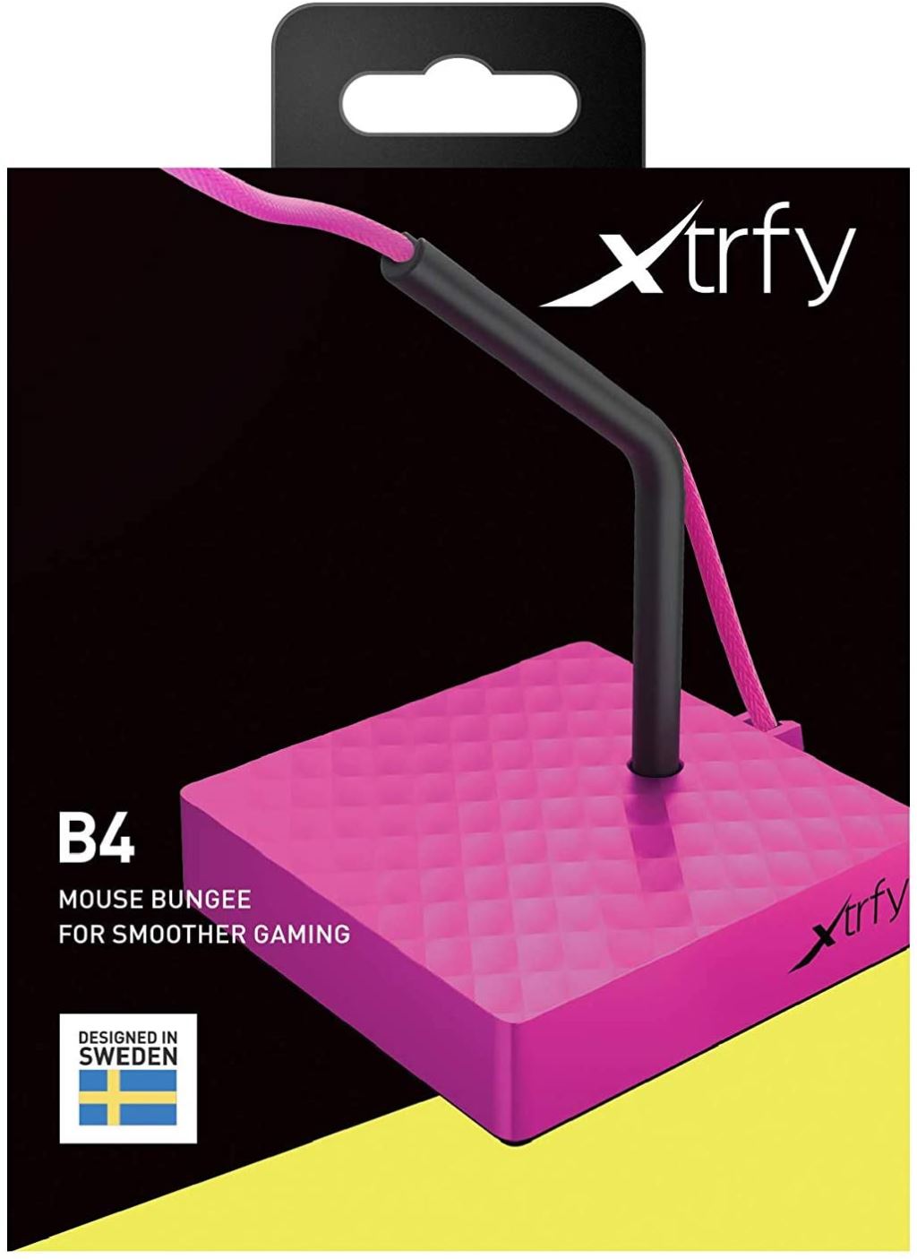 Xtrfy B4 Pink egérkábel-vezető rózsaszín-fekete (1215)