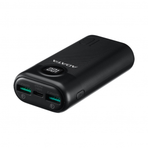 ADATA P10000QCD Power Bank 10000mAh fekete (AP10000QCD-DGT-CBK)
