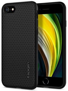Spigen Liquid Air Apple iPhone SE (2022 / 2020) tok fekete (042CS20511)