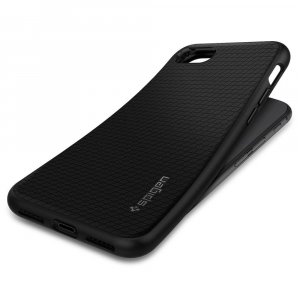 Spigen Liquid Air Apple iPhone SE (2022 / 2020) tok fekete (042CS20511)