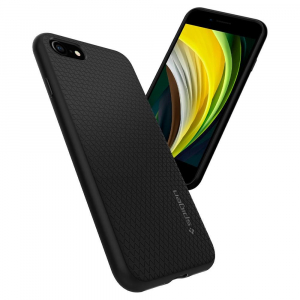 Spigen Liquid Air Apple iPhone SE (2022 / 2020) tok fekete (042CS20511)
