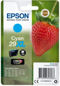 Epson 29XL Claria tintapatron cián (C13T29924012)