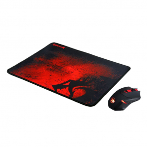 Redragon M601WL-BA vezeték nélküli Gaming egér és egérpad fekete-piros