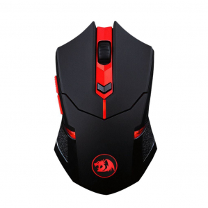 Redragon M601WL-BA vezeték nélküli Gaming egér és egérpad fekete-piros