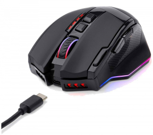 Redragon M801P-RGB Sniper Gaming tölthető egér fekete