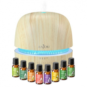 Anjou AJ-PCN082 aromaterápiás párologtató + 8db illóolaj (10-01000-107)