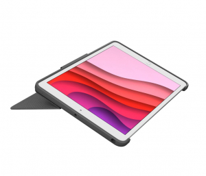 Logitech Combo Touch iPad 7. és 8. gen tok + angol UK billentyűzet szürke (920-009629)