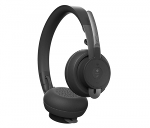 Logitech MSFT Teams Zone Wireless Bluetooth mikrofonos fejhallgató fekete (981-000854)