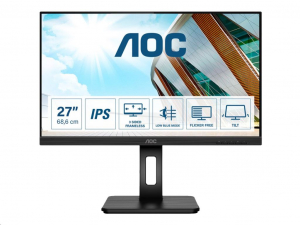 27" AOC 27P2Q LCD monitor fekete
