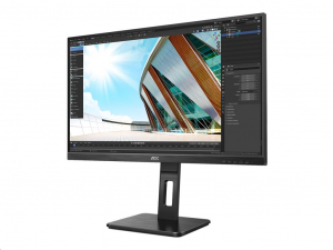 27" AOC 27P2Q LCD monitor fekete